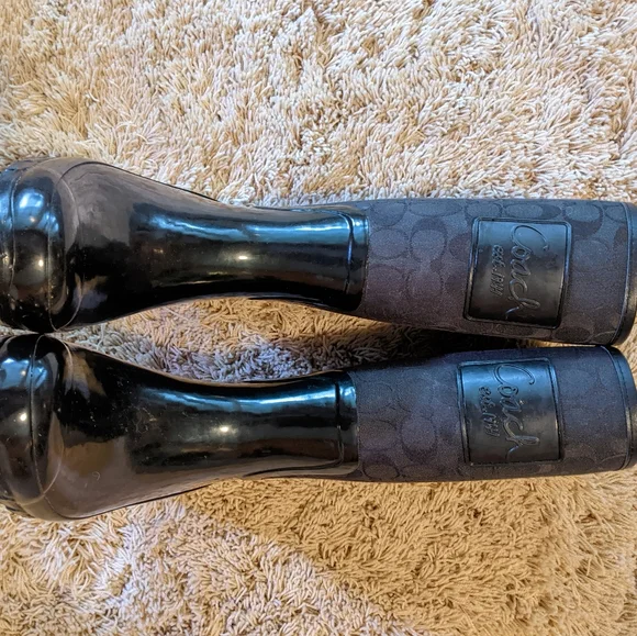 Coach Black Winter & Rain Boots - Picture 3 of 7